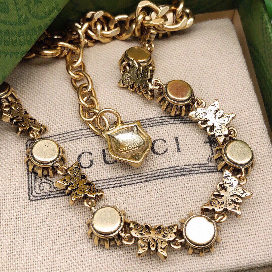 Gucci Interlocking G Multicolor Crystal Accent Necklace - album image 3
