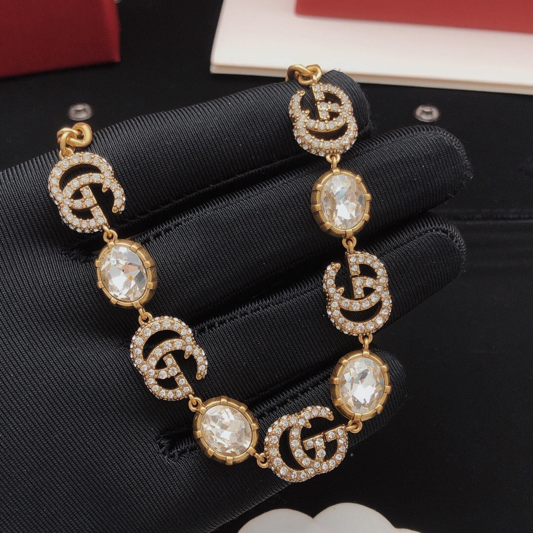 Gucci White Crystal Accent Necklace - album image 5