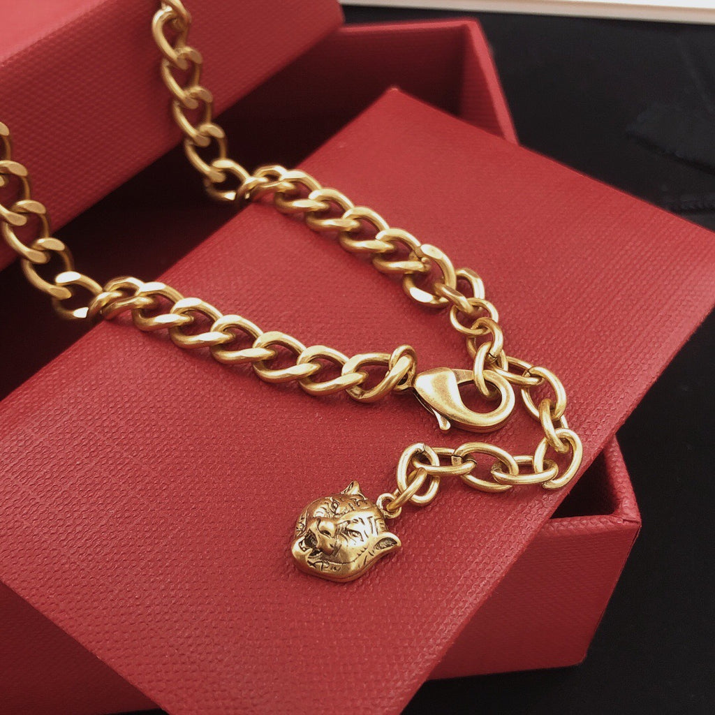 Gucci White Crystal Accent Necklace - album image 7