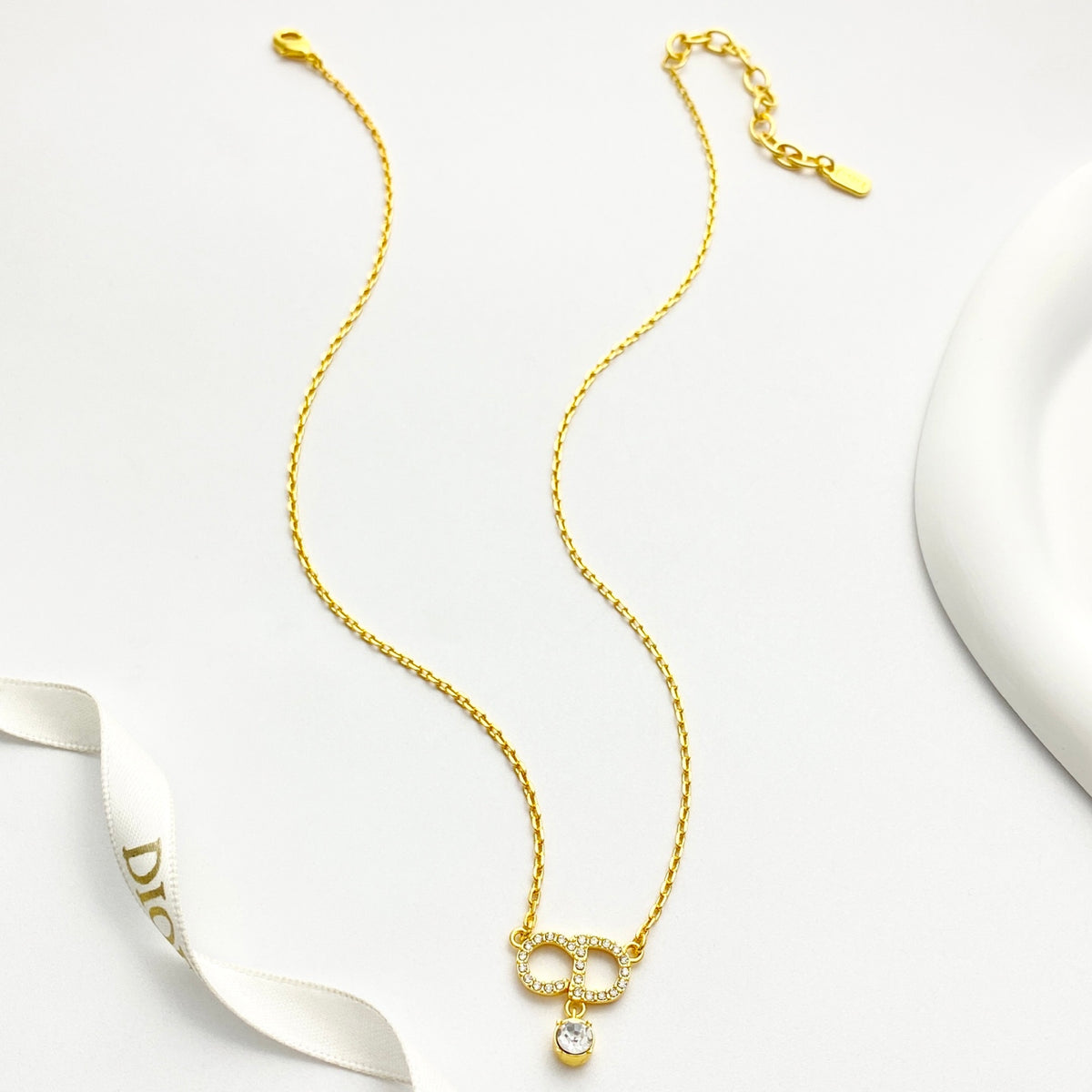 Dior CD Round Pearl-Look Necklace - product image 4