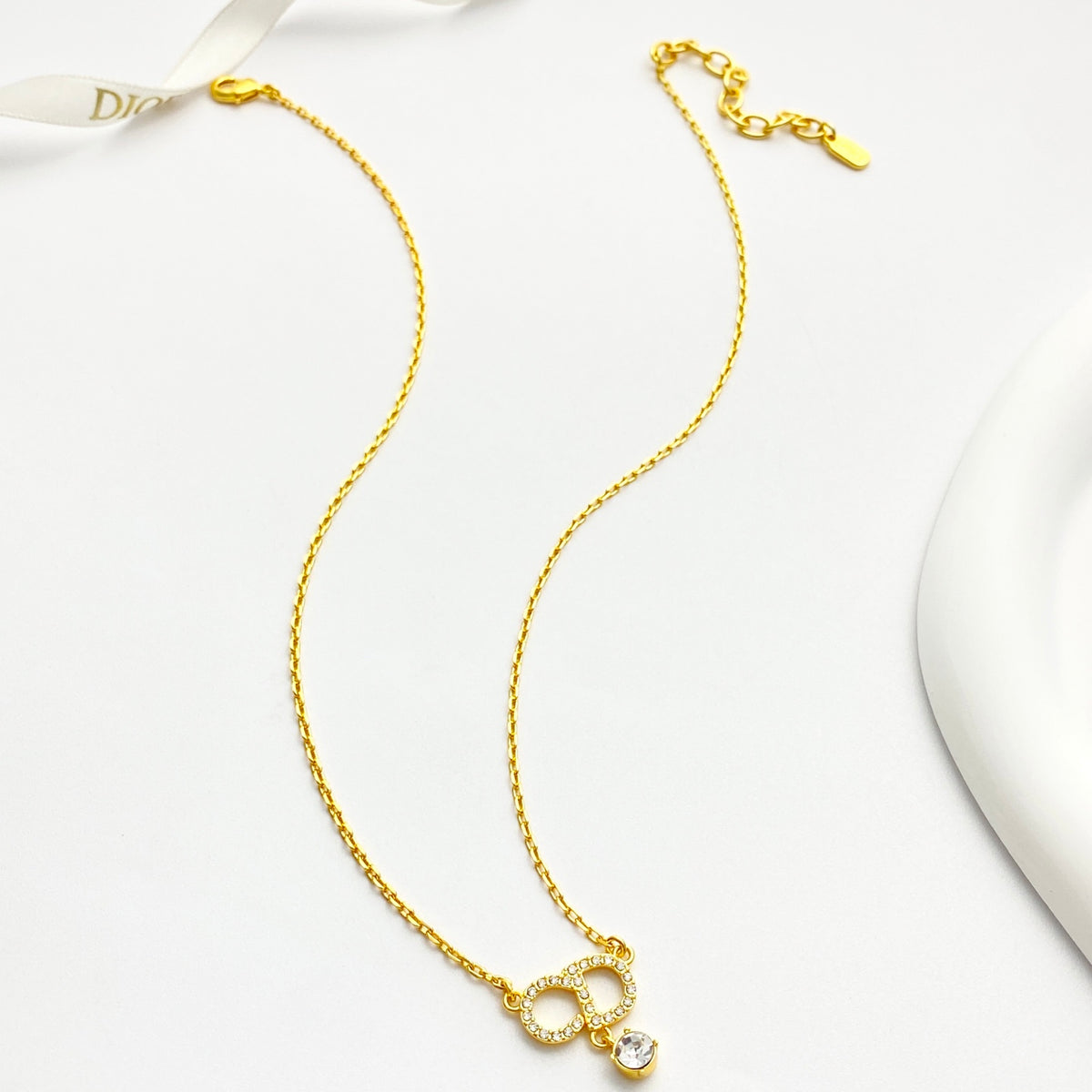 Dior CD Round Pearl-Look Necklace - product image 6