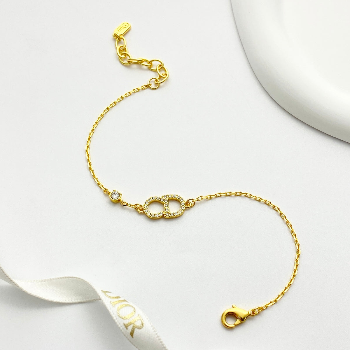 Dior Crystal CD Chain Bracelet - product image 7
