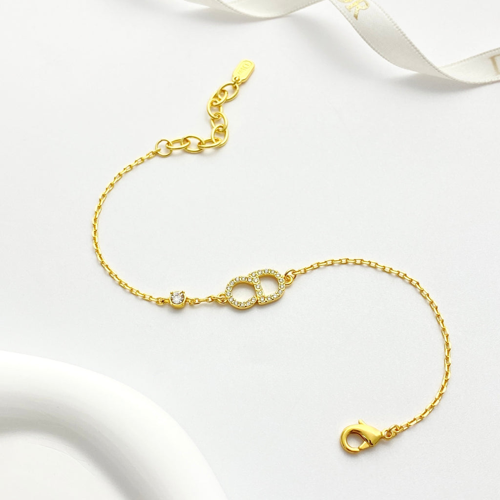 Dior Crystal CD Chain Bracelet - product image 3