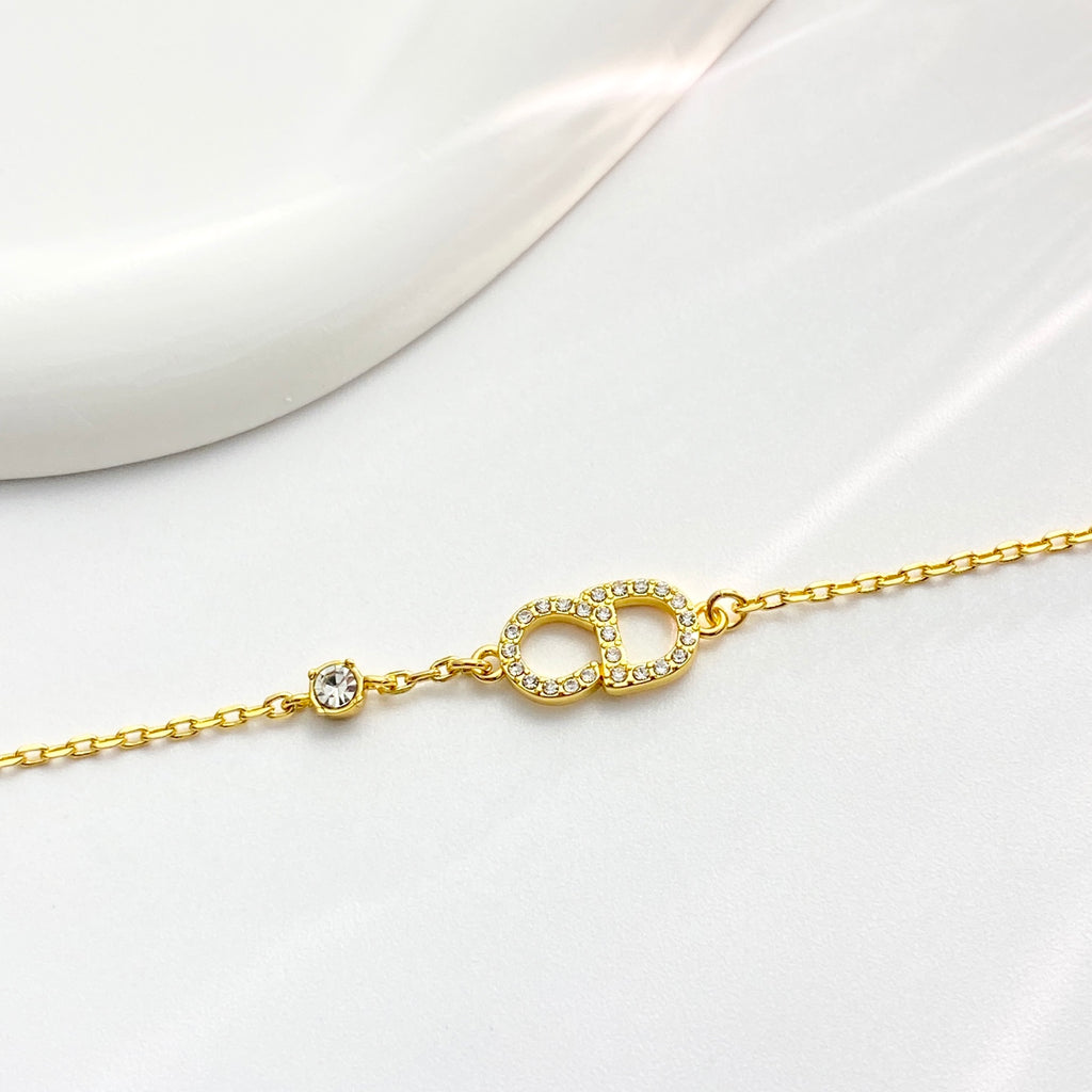 Dior Crystal CD Chain Bracelet - product image 2