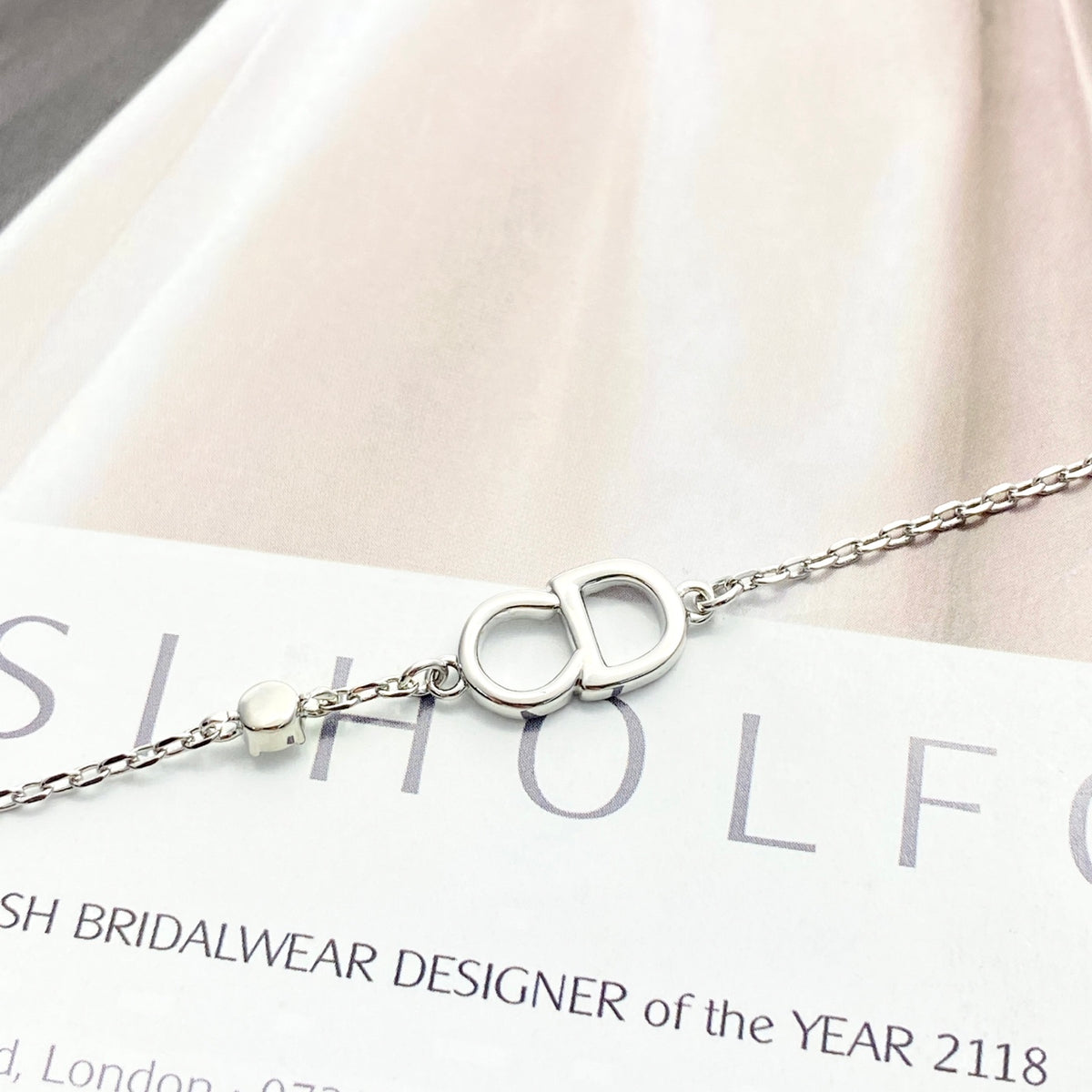Dior Crystal CD Chain Bracelet - product image 12