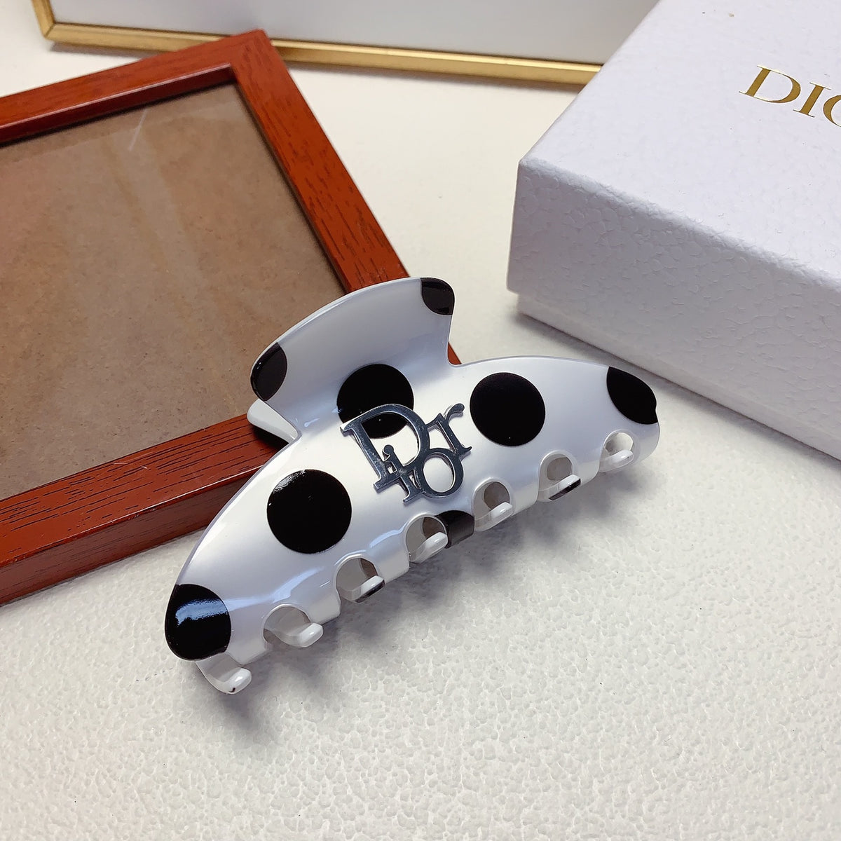 Dior Polka-Dot Claw Hair Clip - product image 2
