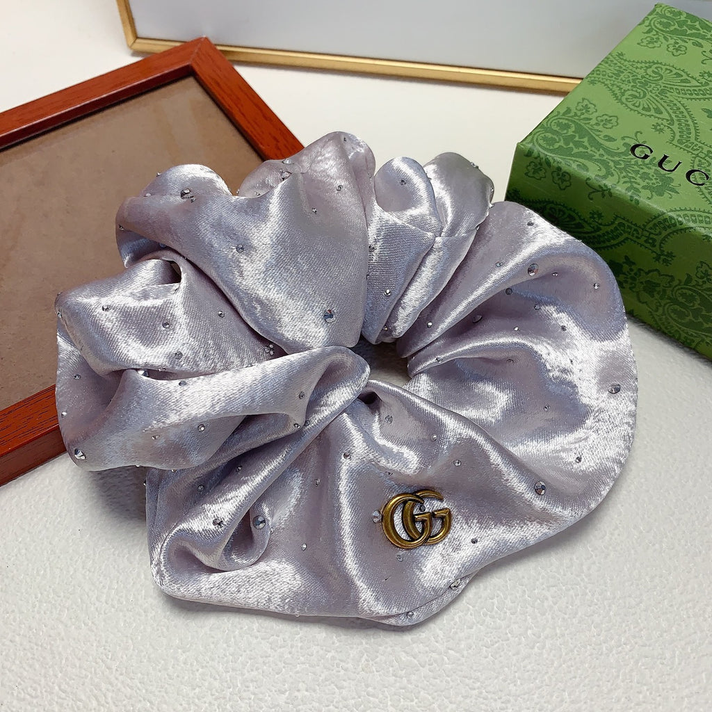 Gucci Satin-Look Scrunchie in Multiple Colors - album image 3