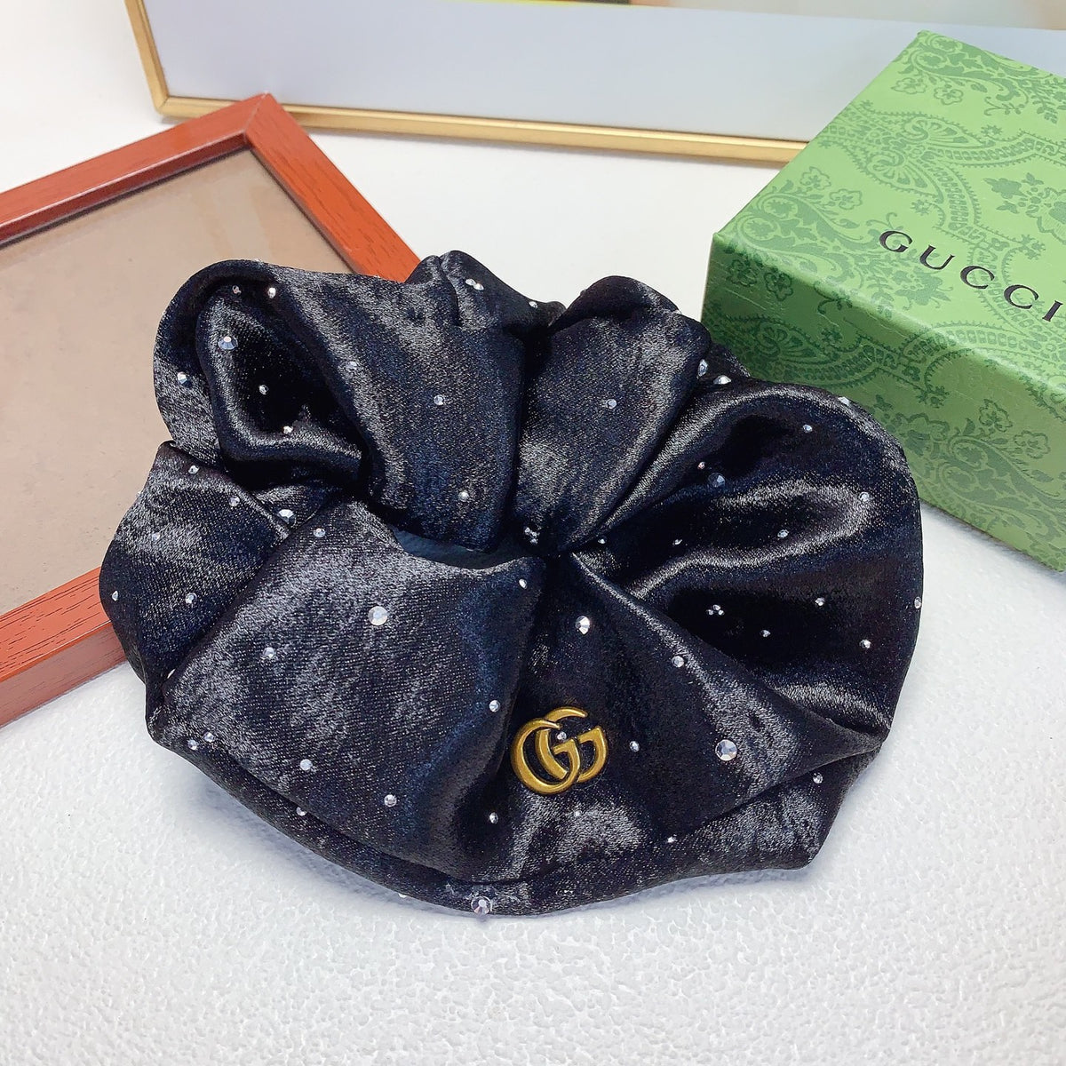 Gucci Satin-Look Scrunchie in Multiple Colors - album image 5