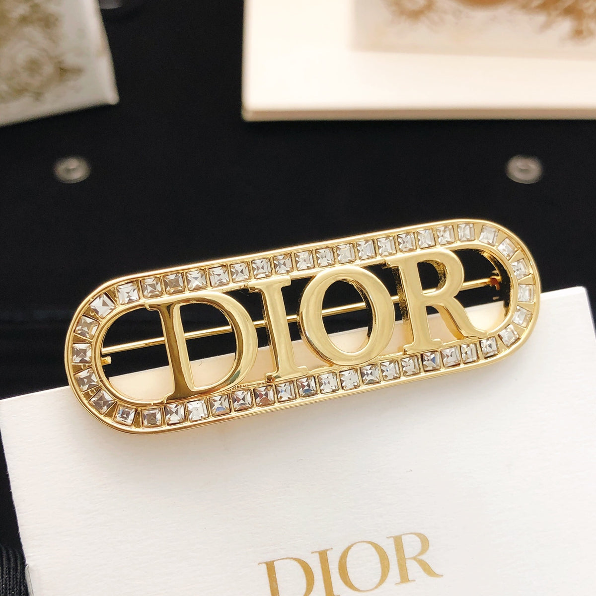 Dior Crystal Capsule Letter Brooch - product image 2
