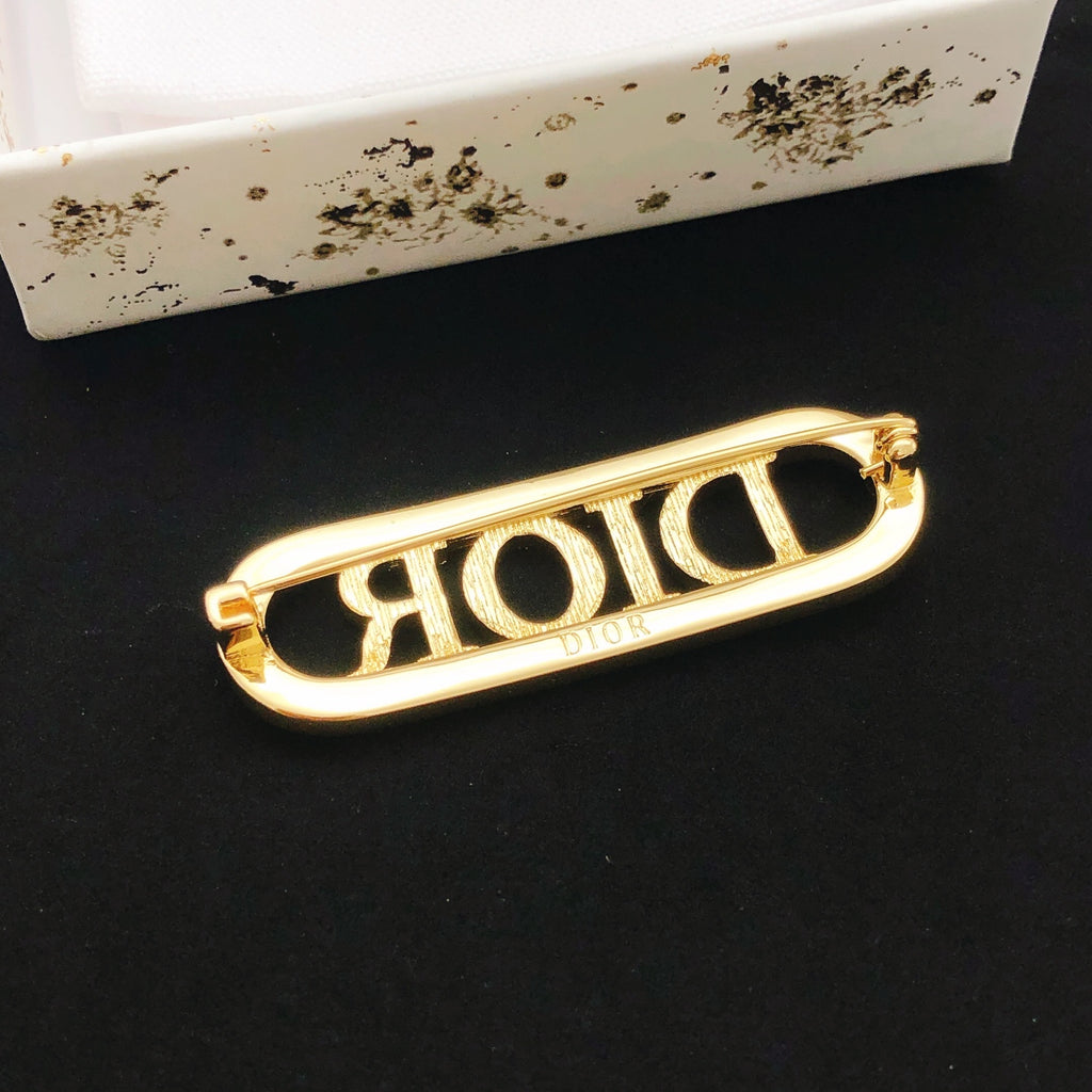 Dior Crystal Capsule Letter Brooch - product image 4