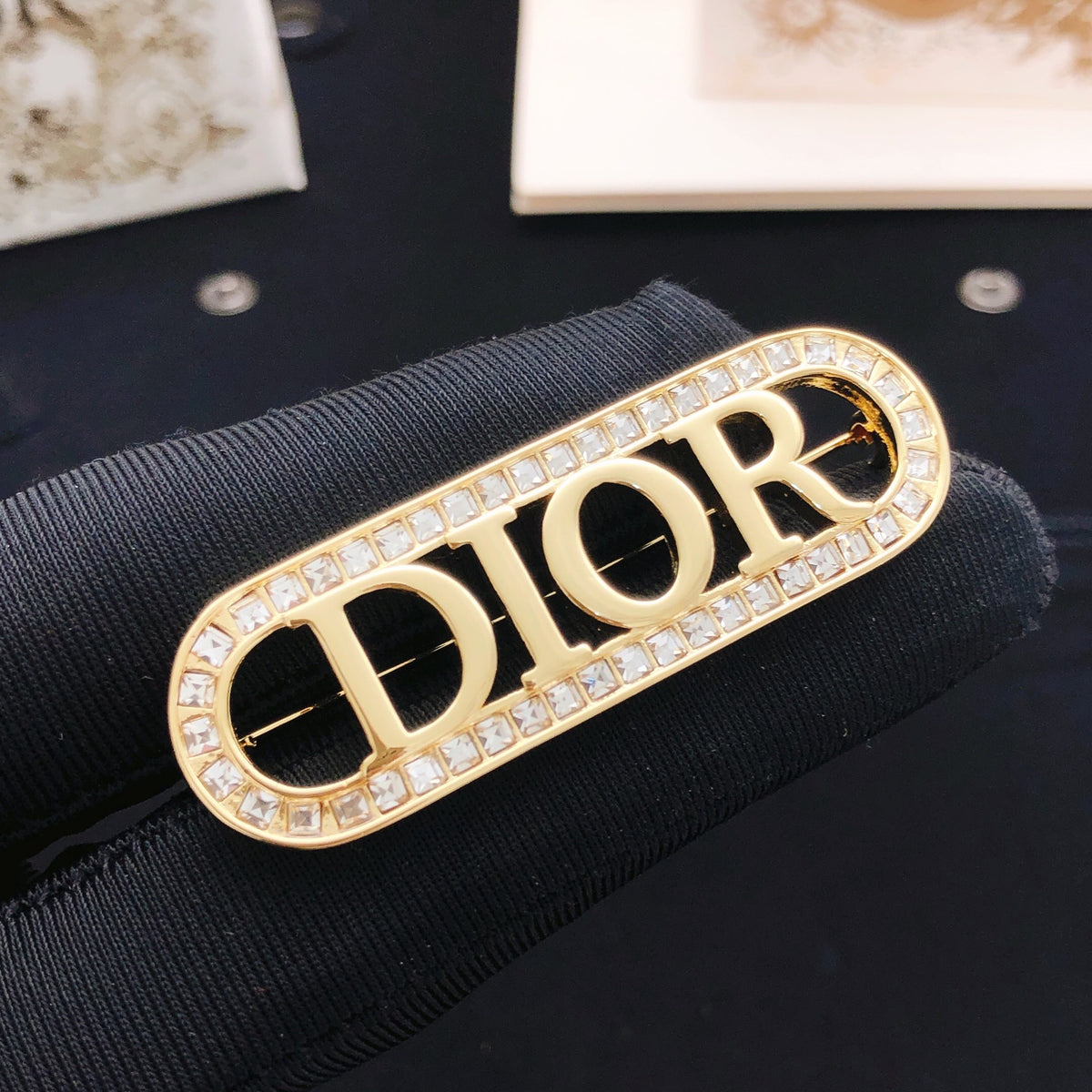 Dior Crystal Capsule Letter Brooch - product image 5