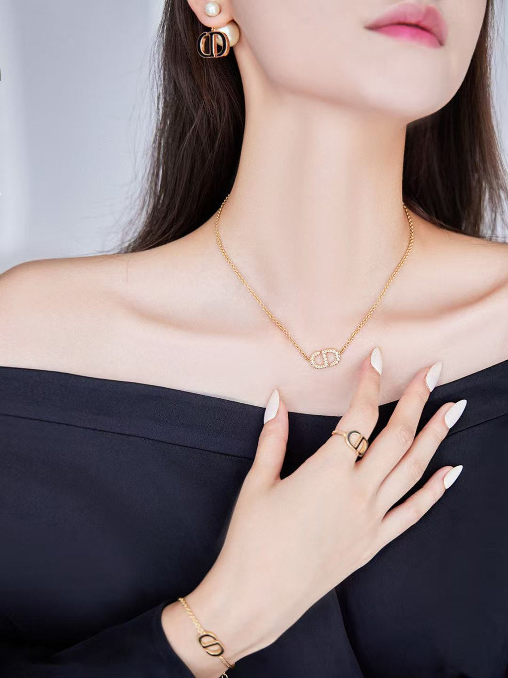 Dior Fine-Chain CD Necklace - product image 4