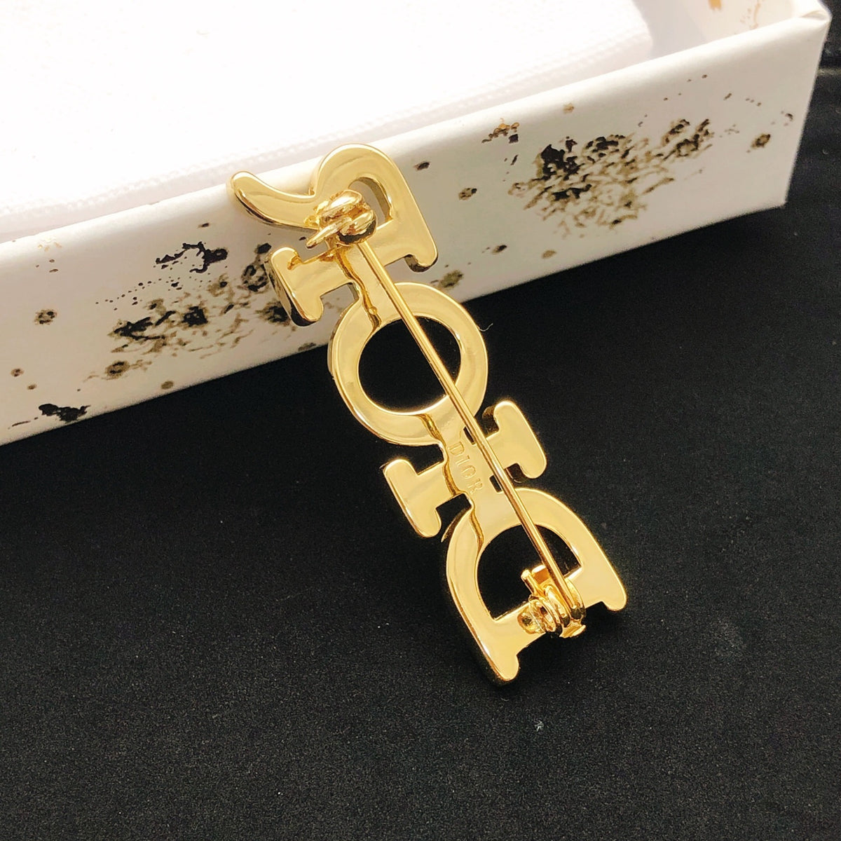 Dior White Letter Brooch - product image 3