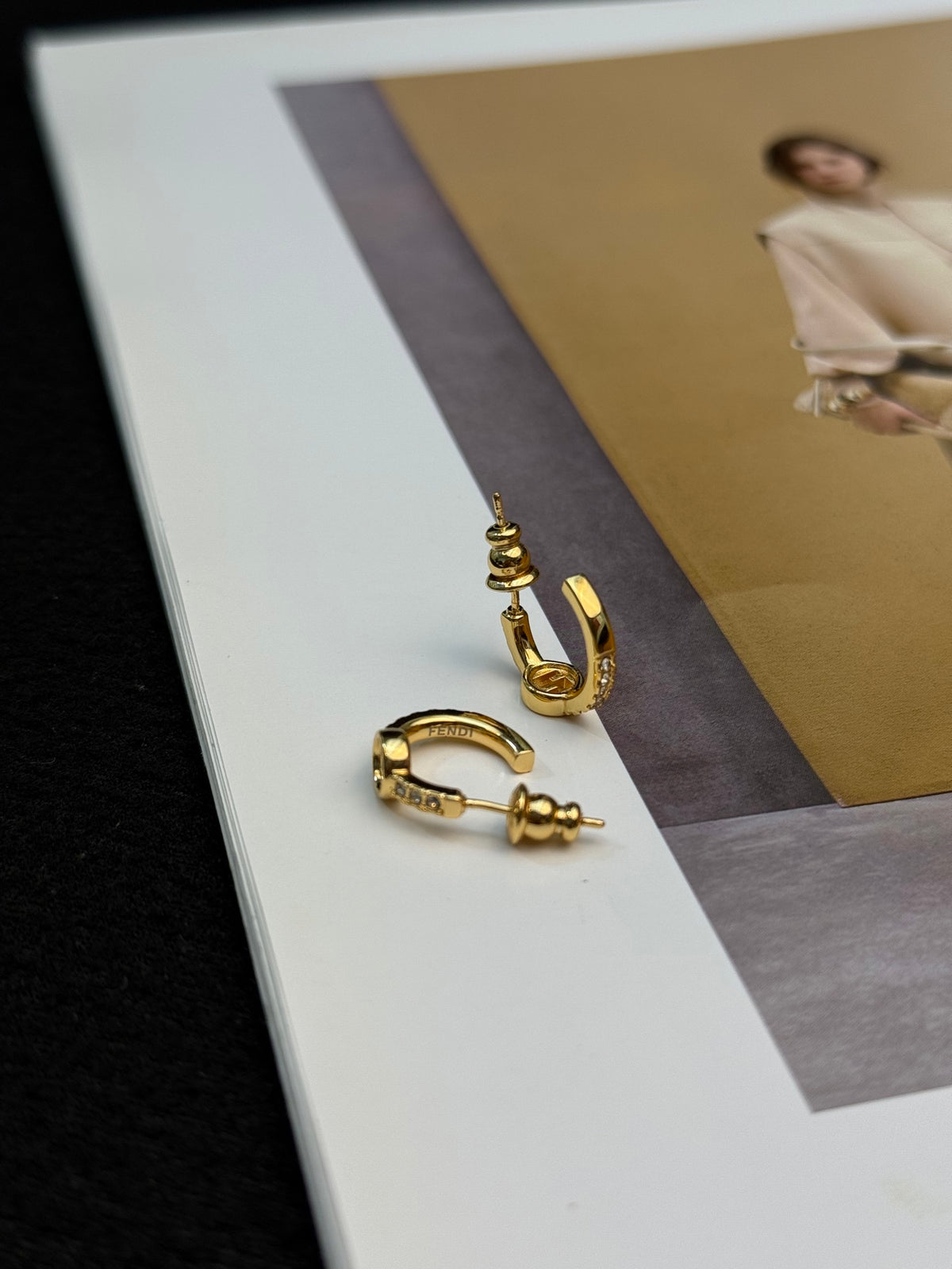 Gucci Interlocking G Gold-Tone Earrings - album image 3