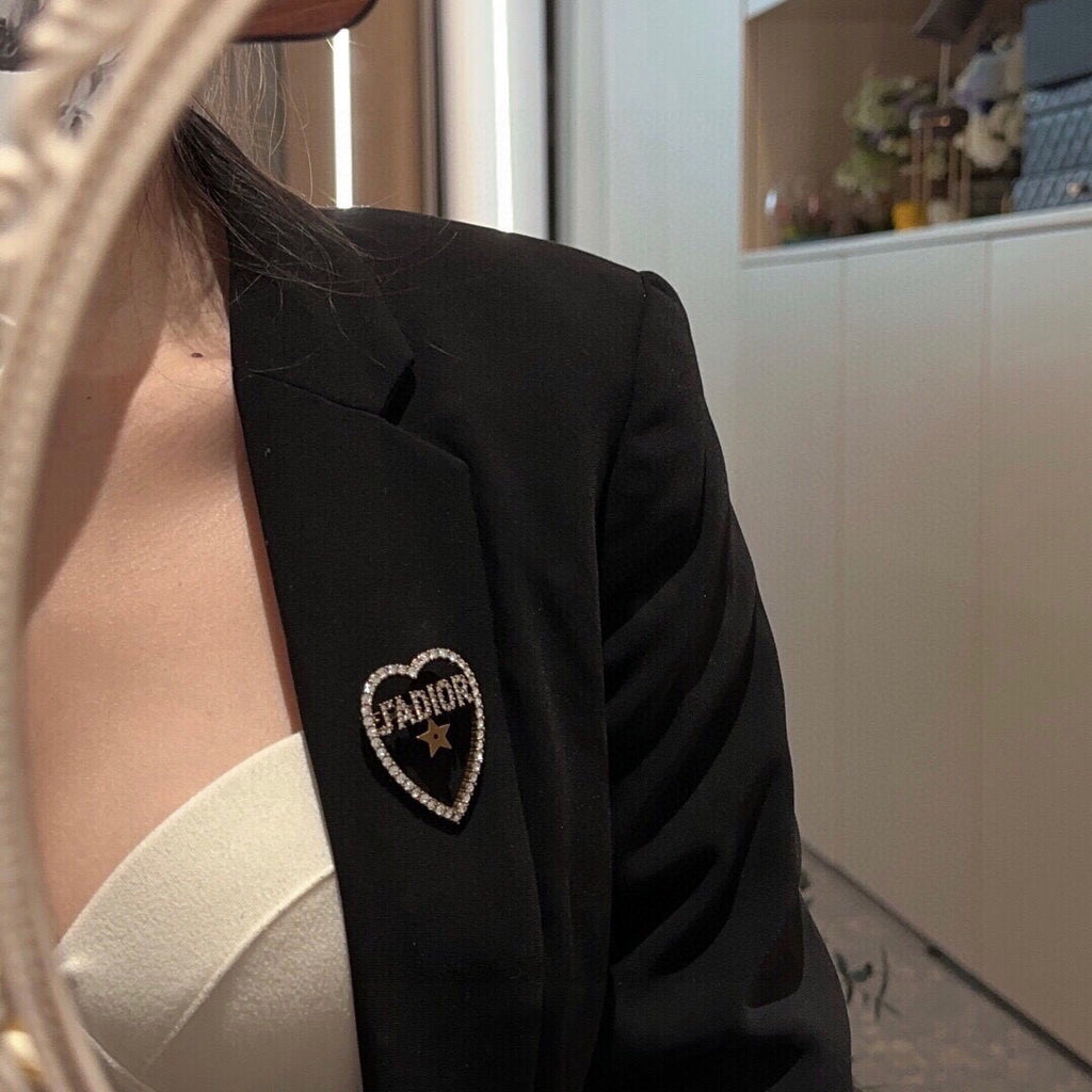 Dior J'Adior Heart and Star Brooch - product image 6