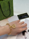 Gucci Gold-Tone Heart and G Charm Bracelet - album image 1