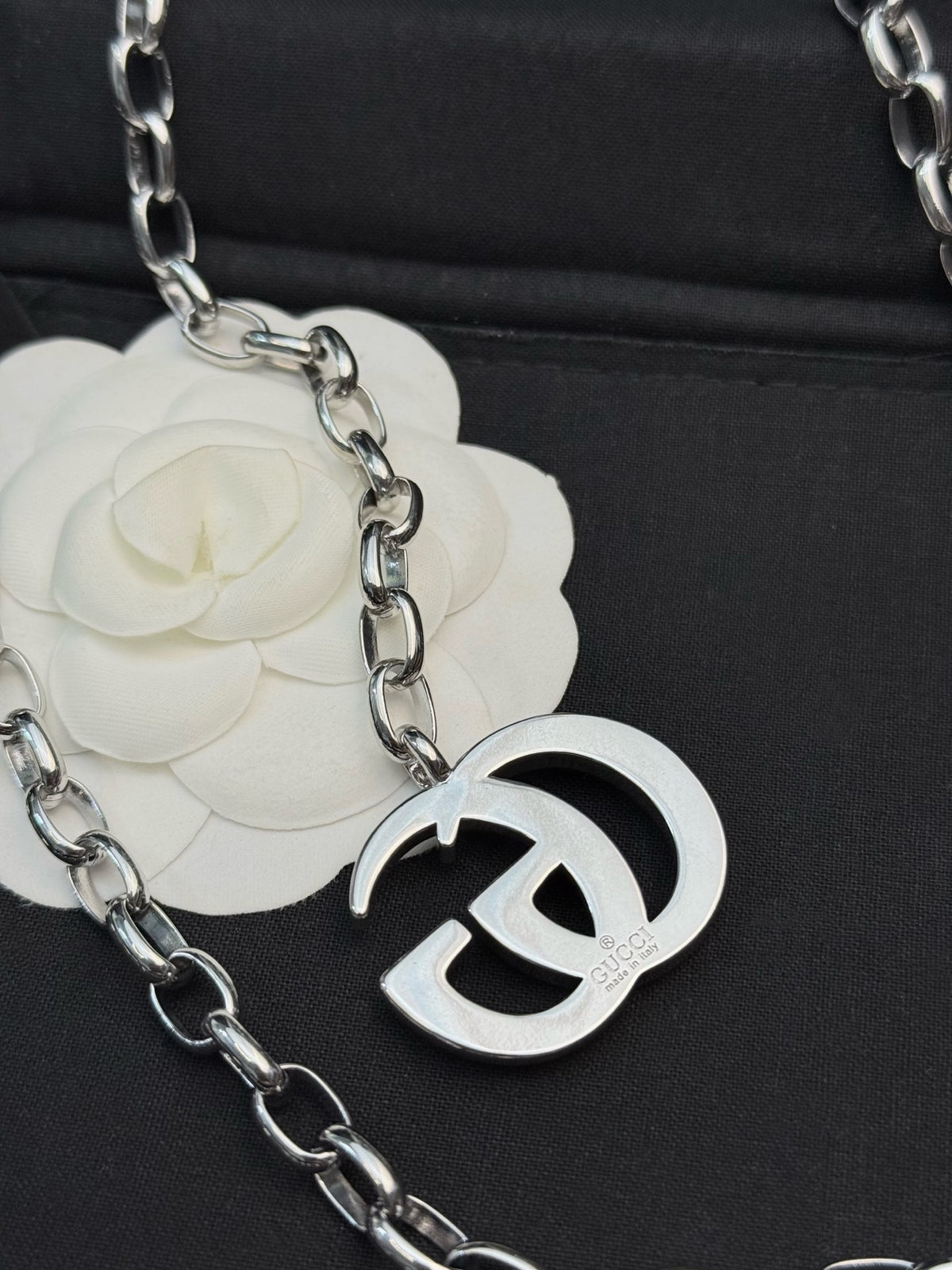 Gucci Interlocking G Double-Layer Chain Bag Charm - album image 7