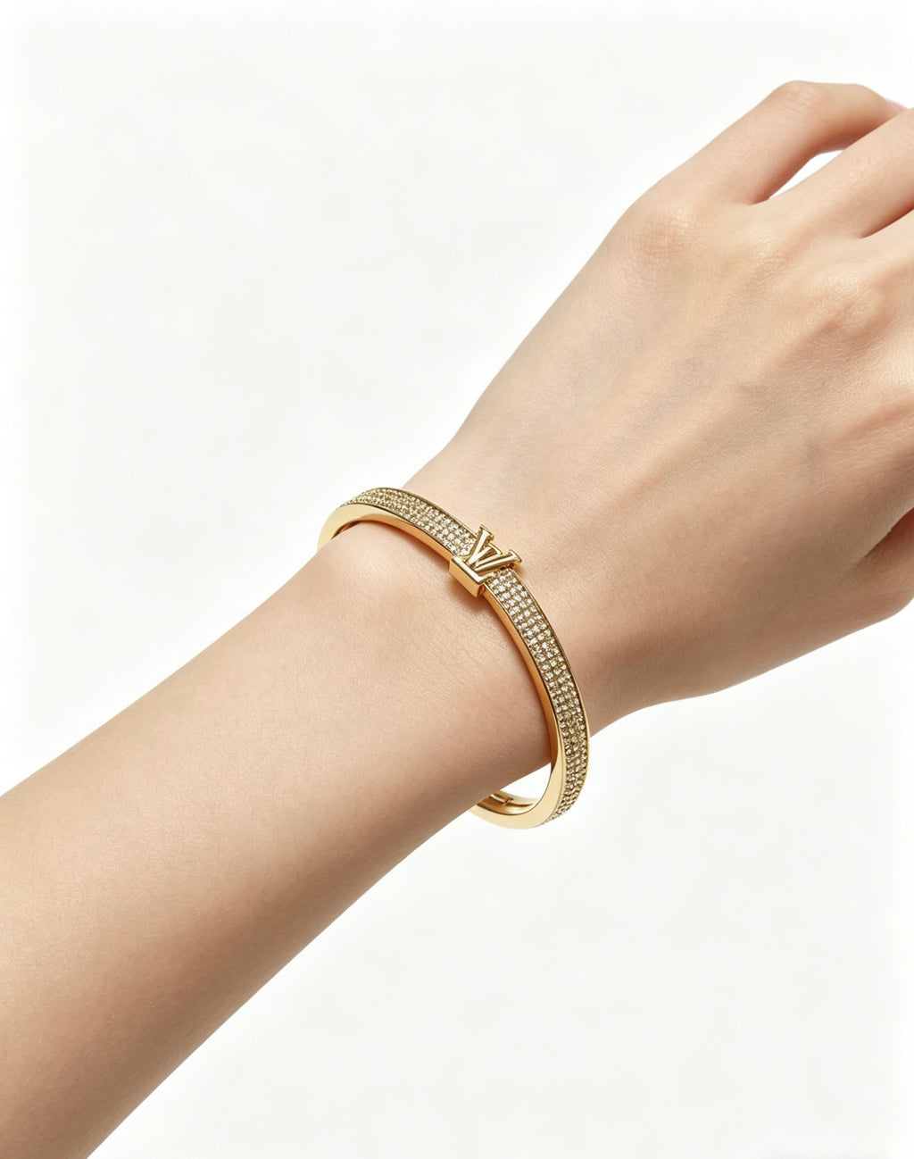 Louis Vuitton Silver-Tone Open Antiqued Chain Bracelet - album image 6