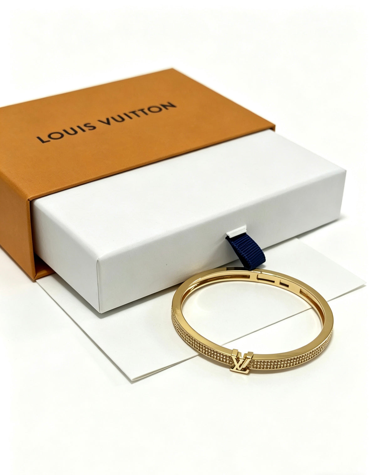 Louis Vuitton Silver-Tone Open Antiqued Chain Bracelet - album image 3