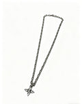 Louis Vuitton Silver-Tone Antiqued Chain Necklace - album image 1