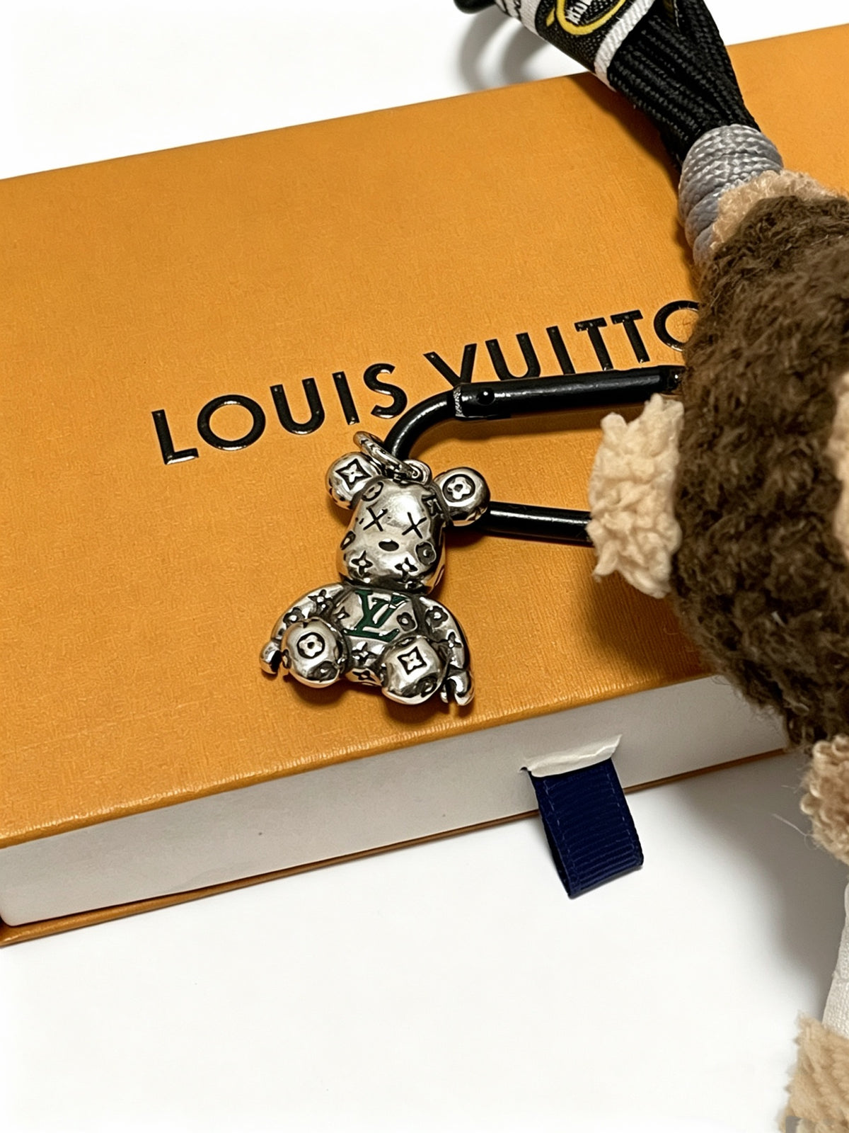 Louis Vuitton Brown Plush Character Keychain in Patterned Outfits - album image 3