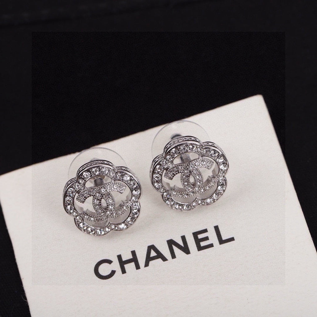 Chanel Camellia Stud Earrings - album image 6