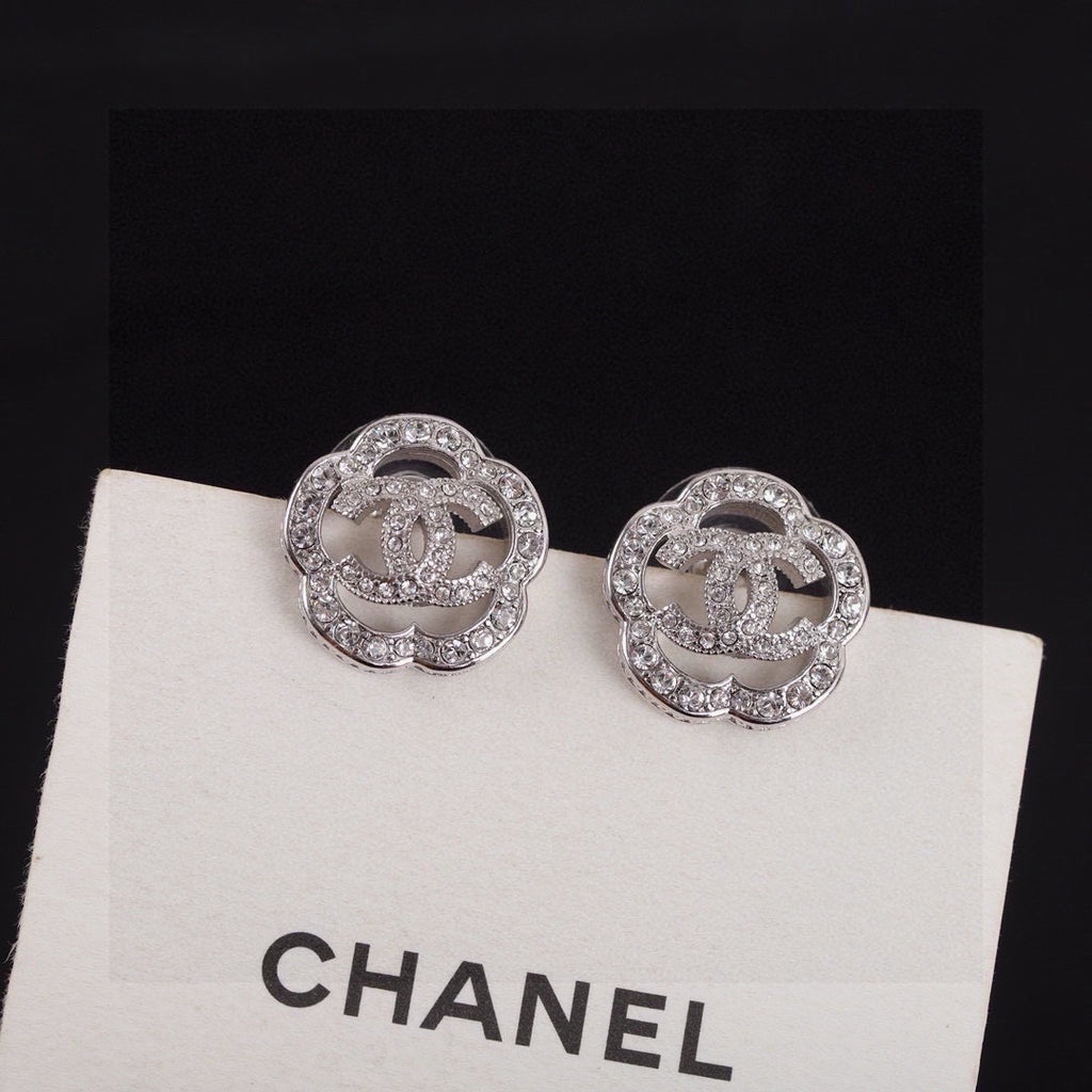 Chanel Camellia Stud Earrings - album image 1