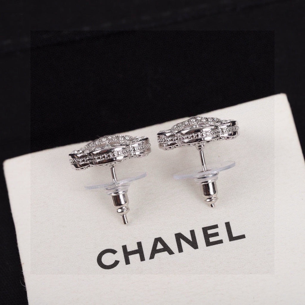 Chanel Camellia Stud Earrings - album image 4