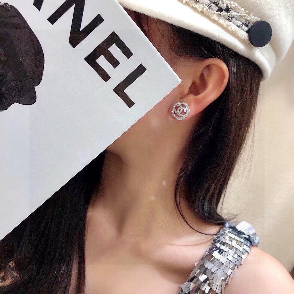 Chanel Camellia Stud Earrings - album image 7