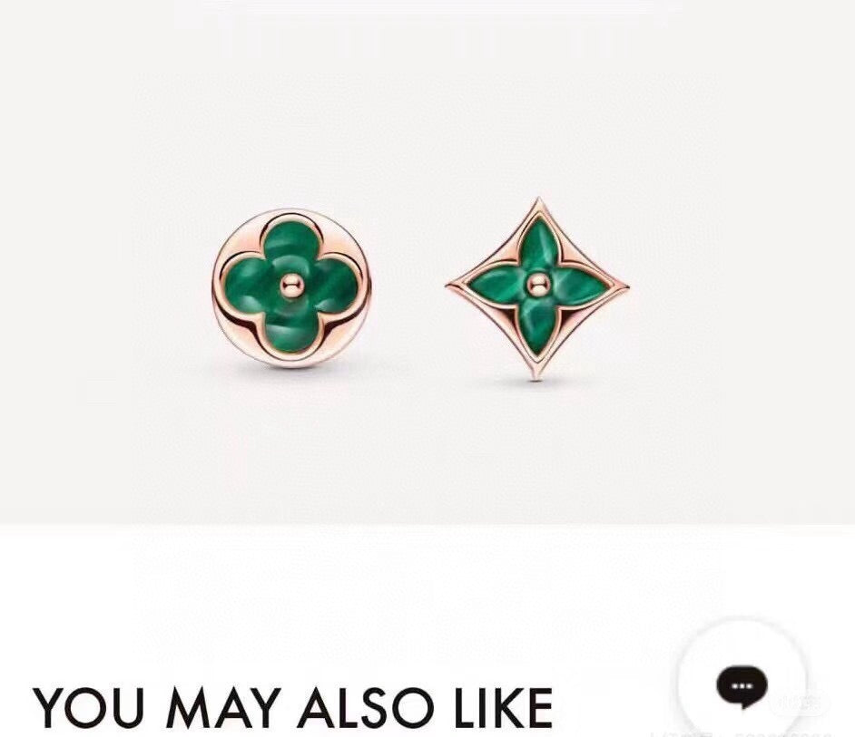 Louis Vuitton Asymmetric Clover Stud Earrings - album image 1