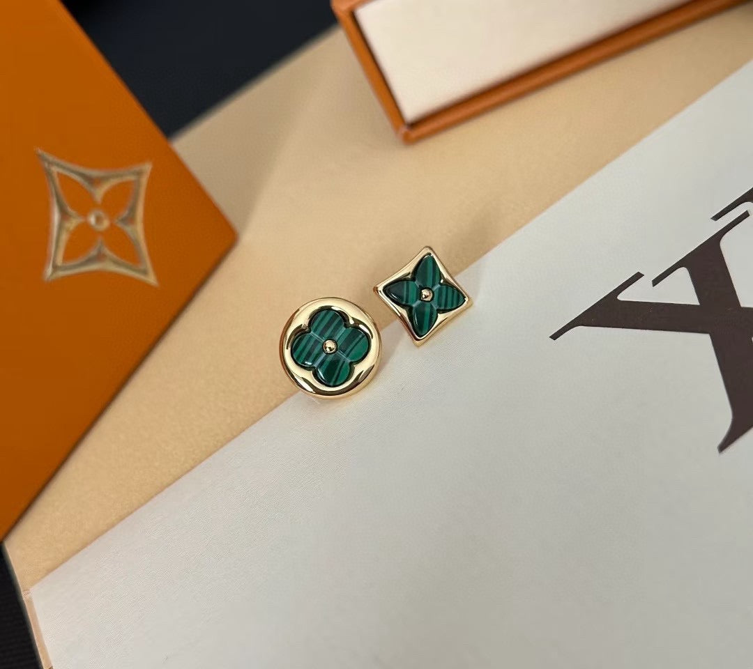 Louis Vuitton Asymmetric Clover Stud Earrings - album image 6