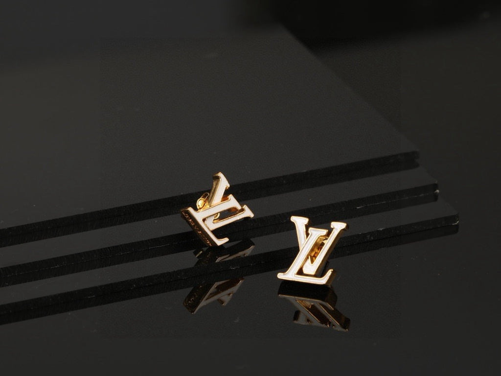 Louis Vuitton LV Letter Stud Earrings - album image 8