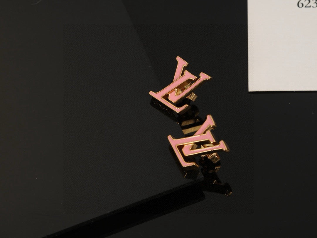 Louis Vuitton LV Letter Stud Earrings - album image 4
