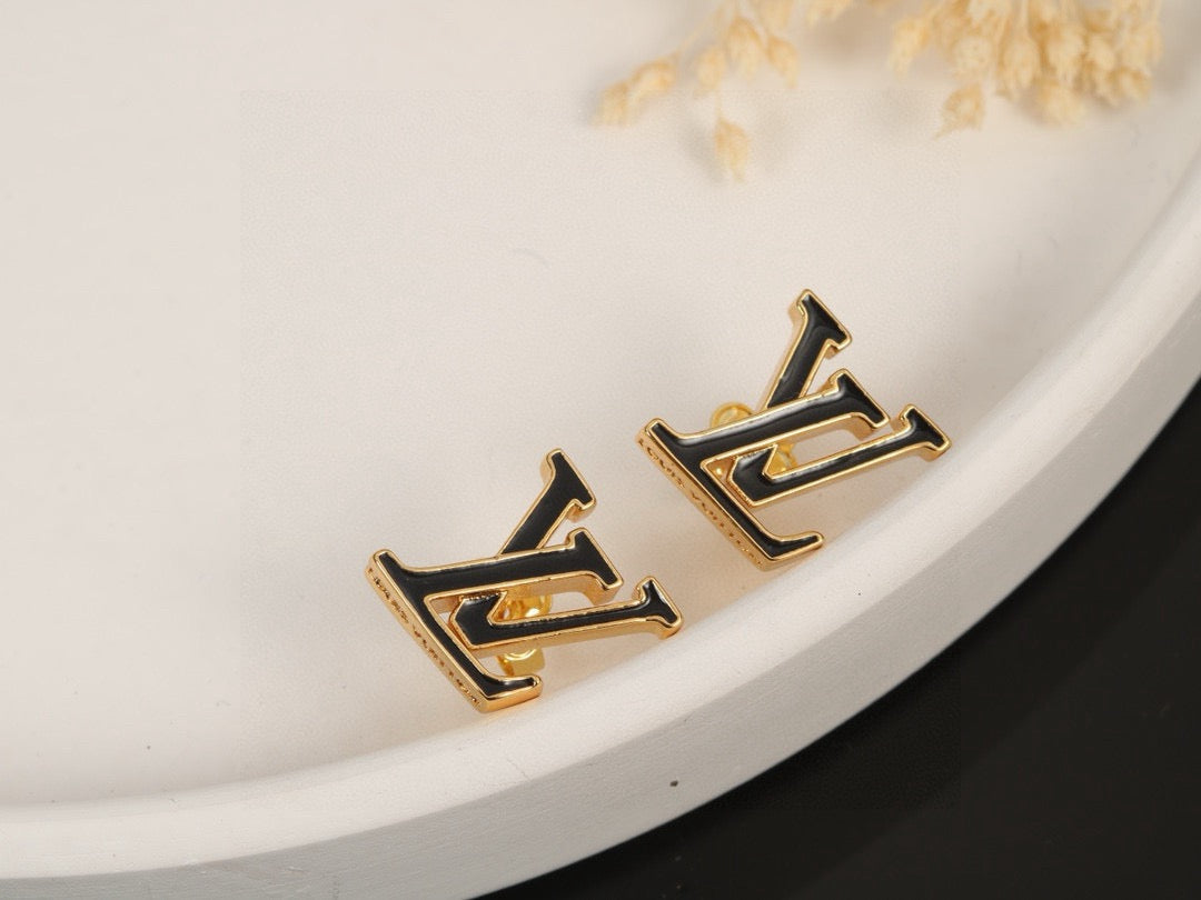 Louis Vuitton LV Letter Stud Earrings - album image 3