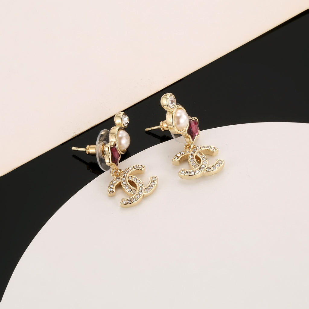 Chanel Interlocking C Gold-Tone Multicolor Star Stud Earrings - album image 5