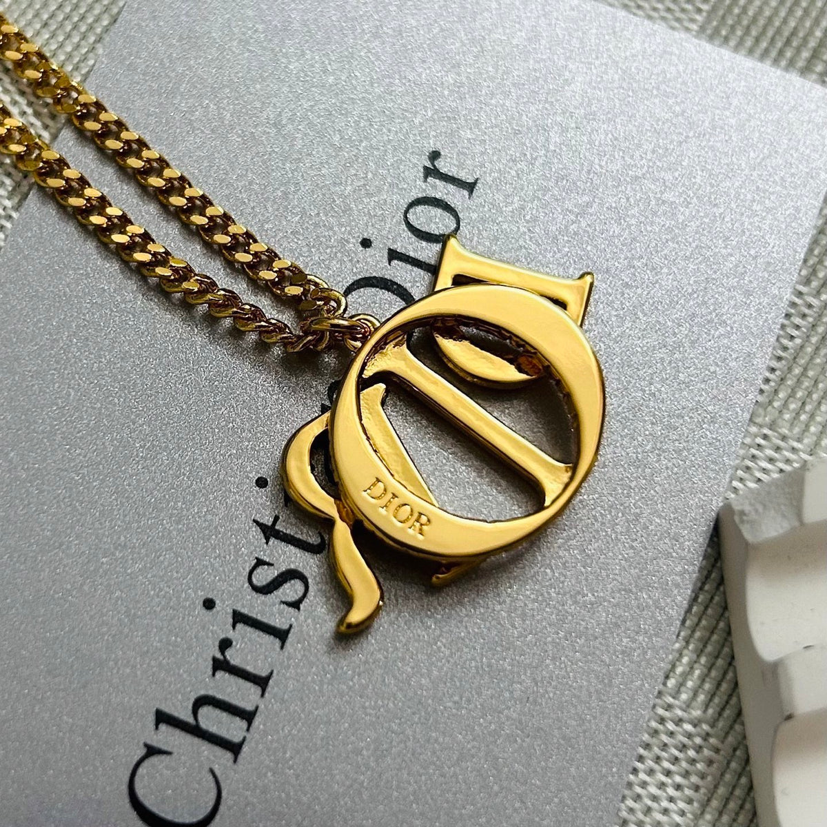 Dior Letter Pendant Chain Necklace - product image 7