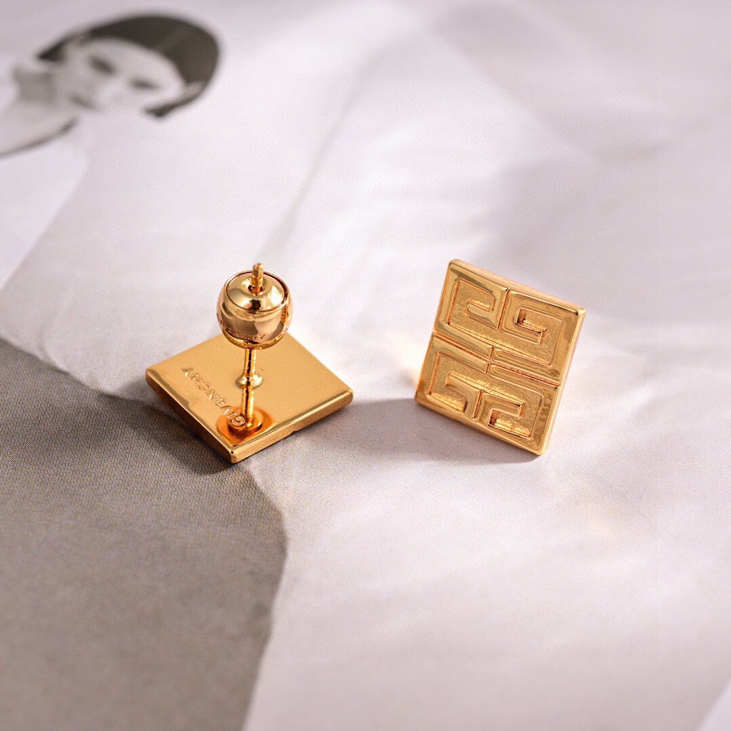 Givenchy Gold-Tone Square 4G Stud Earrings - product image 1