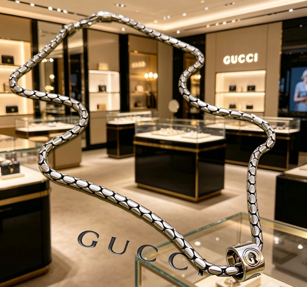 Gucci Anger Forest Interlocking G Chain Necklace - album image 4