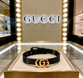Gucci Black Double G Leather Bracelet - album image 1