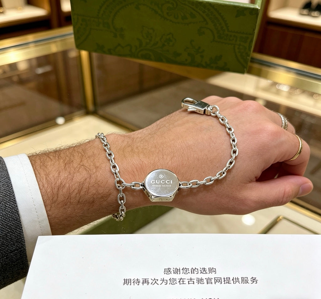Gucci Anger Forest Interlocking G Chain Bracelet - album image 9