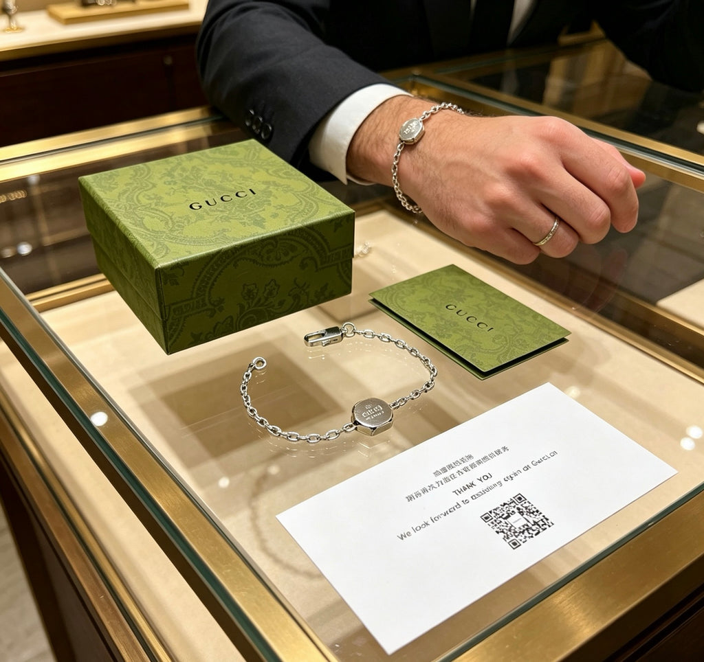 Gucci Anger Forest Interlocking G Chain Bracelet - album image 6