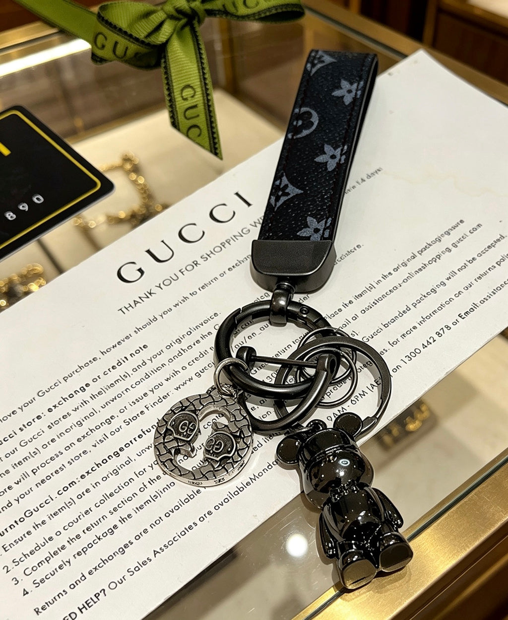 Gucci Anger Forest Interlocking G Key Keychain - album image 6