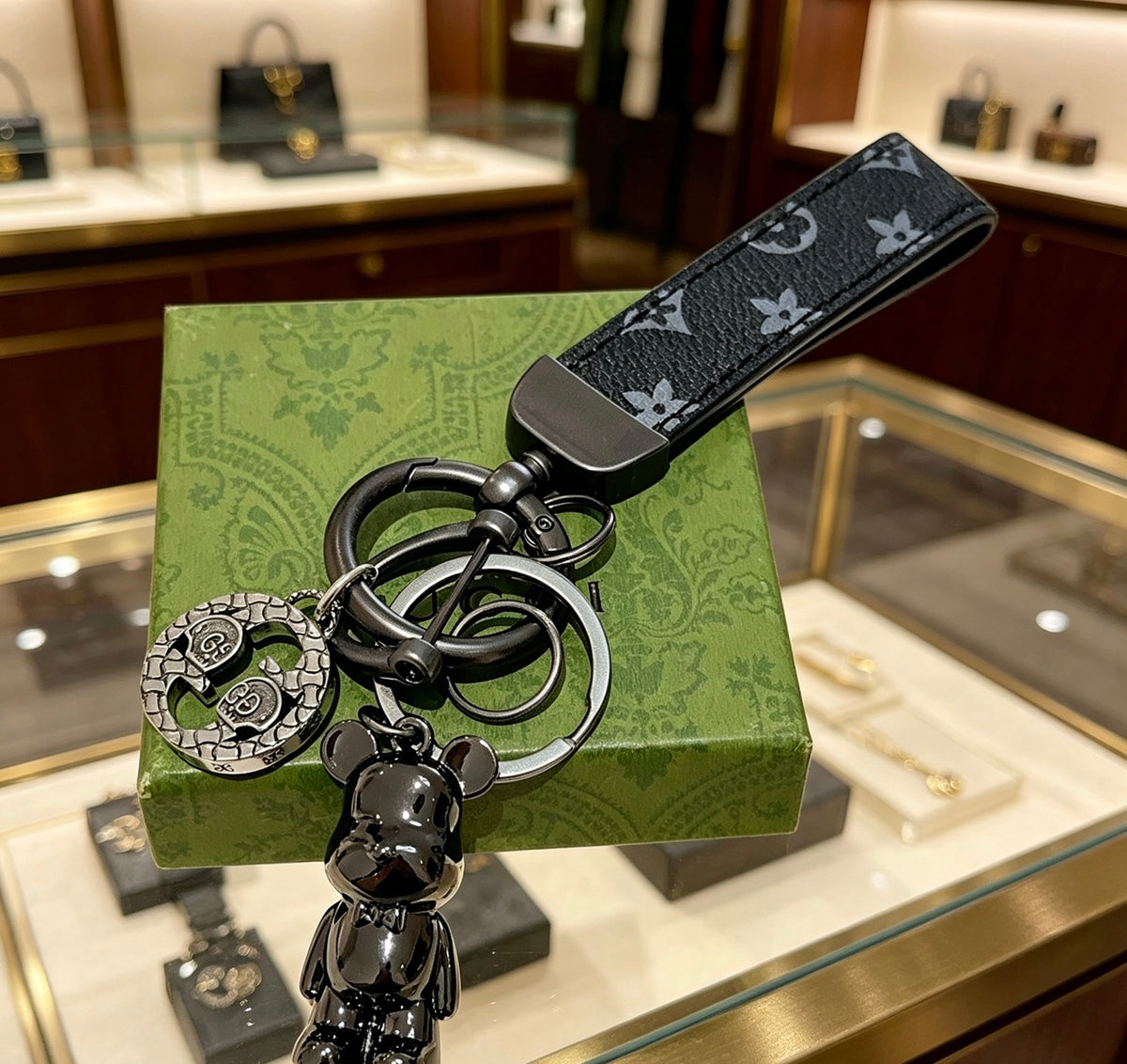 Gucci Anger Forest Interlocking G Key Keychain - album image 5
