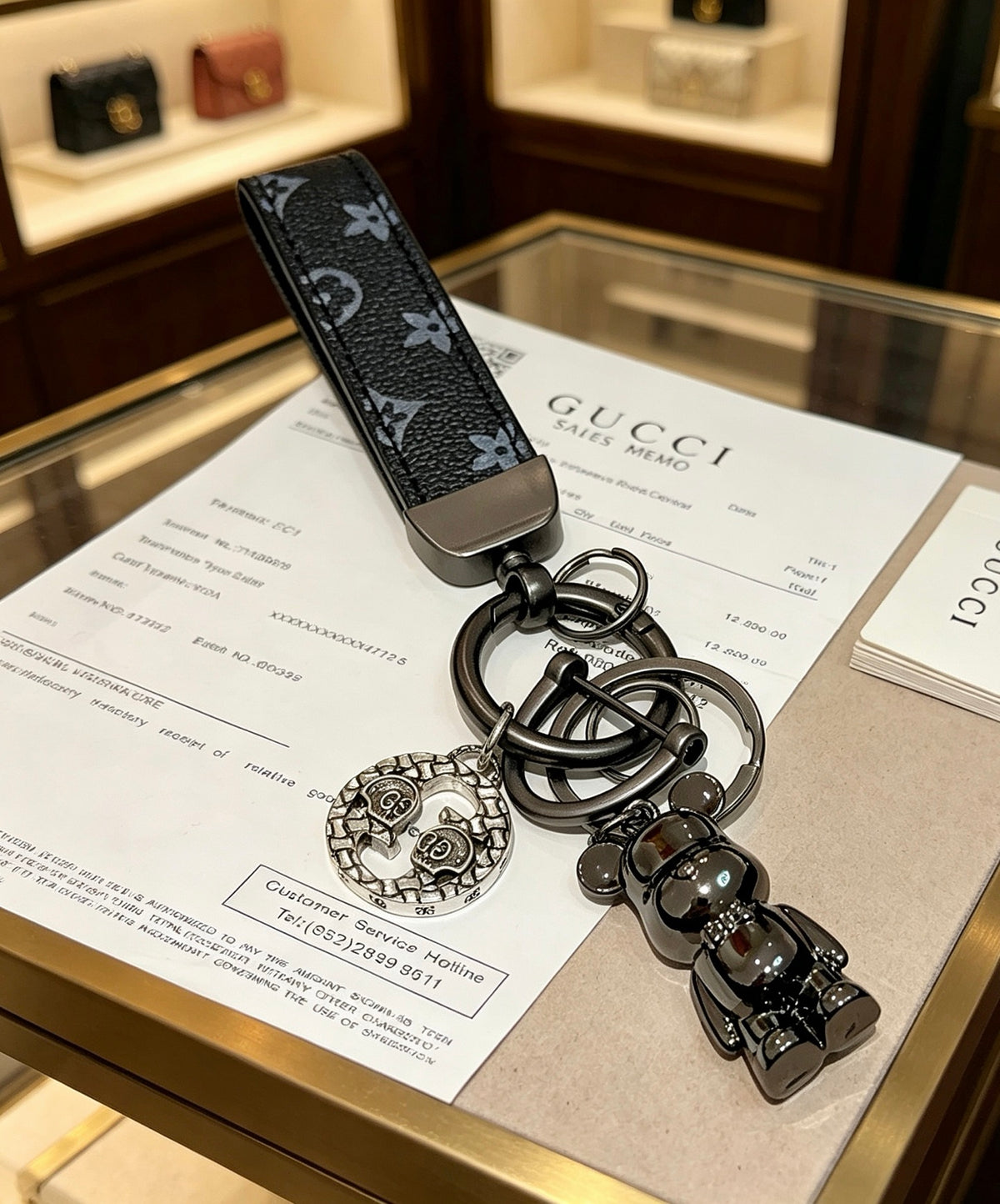 Gucci Anger Forest Interlocking G Key Keychain - album image 2