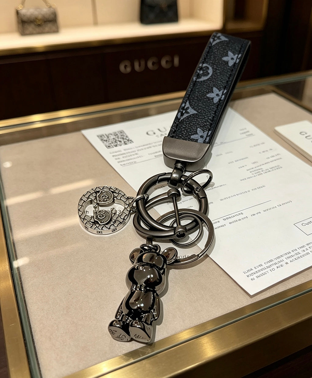 Gucci Anger Forest Interlocking G Key Keychain - album image 4