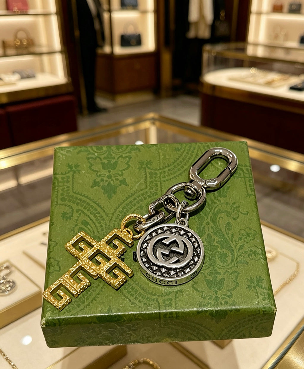 Gucci Anger Forest Interlocking G Key Keychain - album image 2