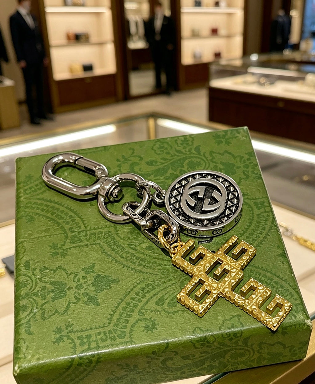 Gucci Anger Forest Interlocking G Key Keychain - album image 5