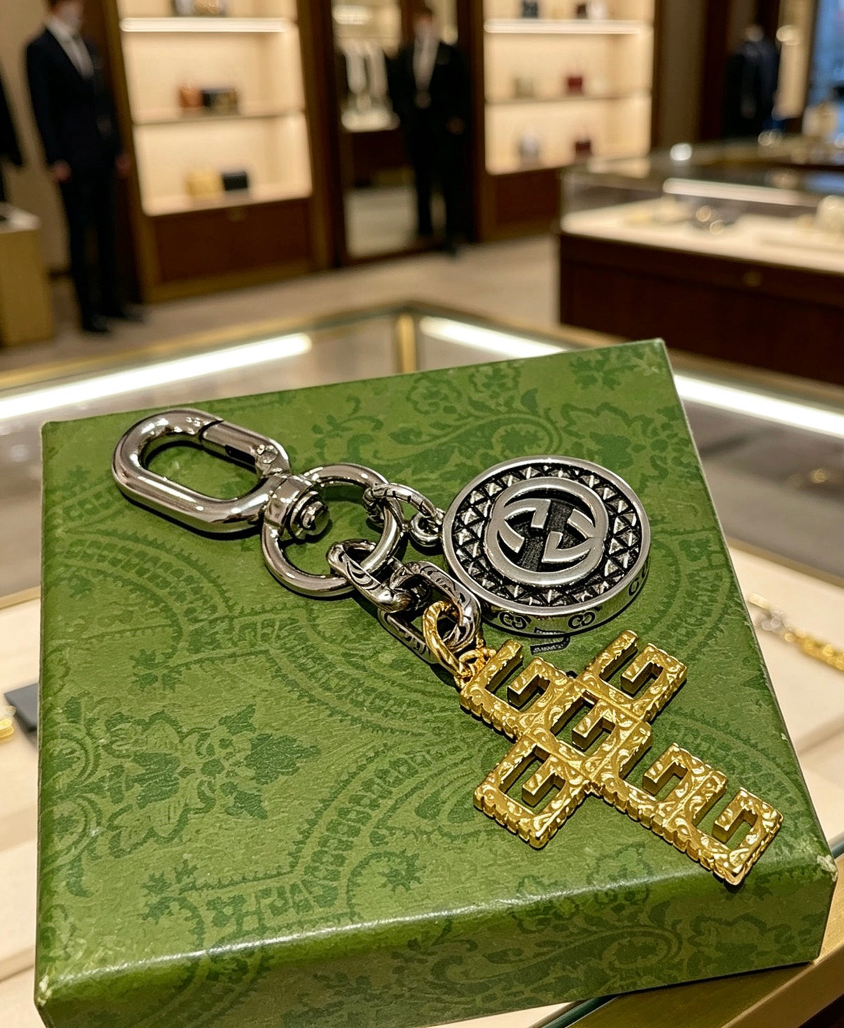 Gucci Anger Forest Interlocking G Key Keychain - album image 5