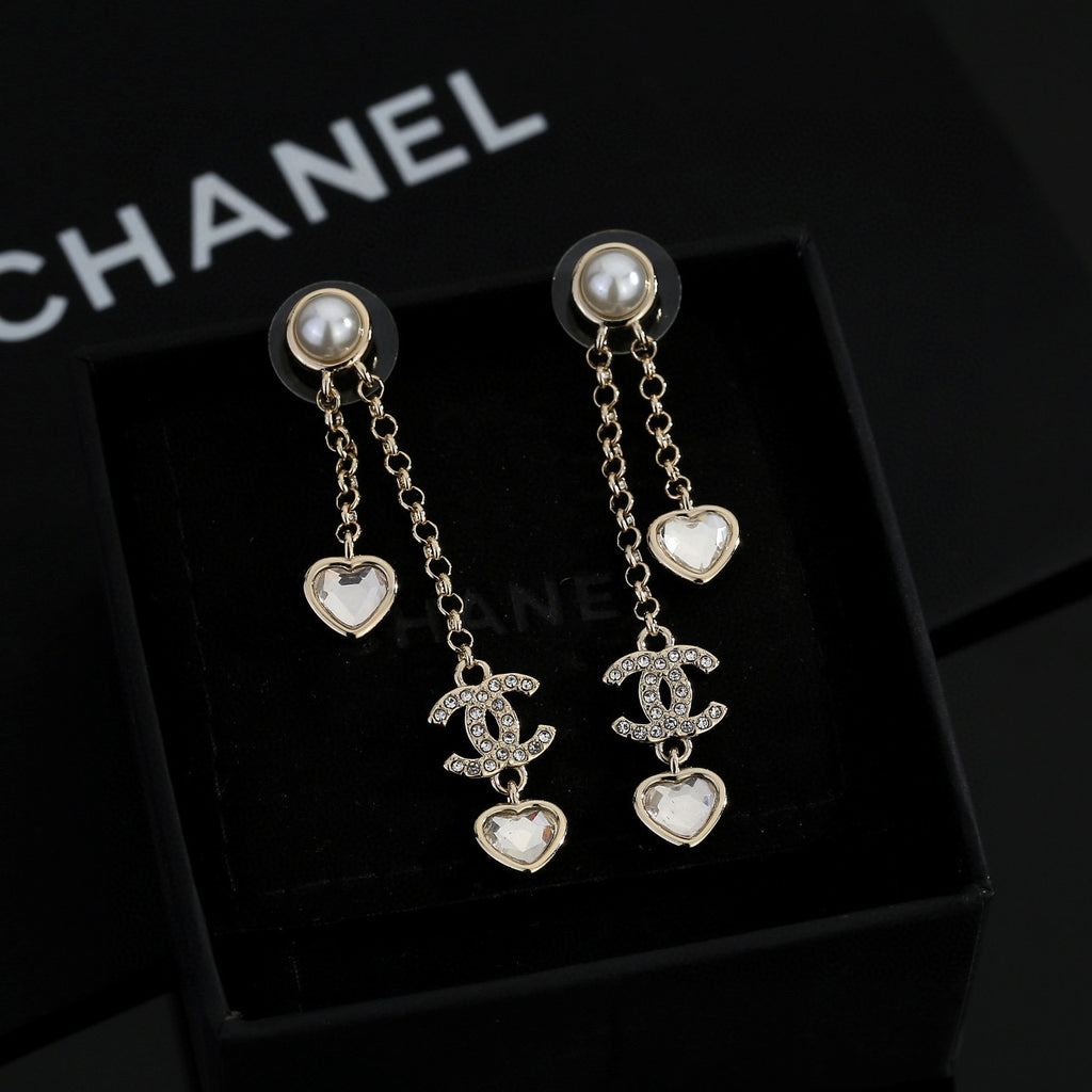 Chanel Long Stud Earrings - album image 8