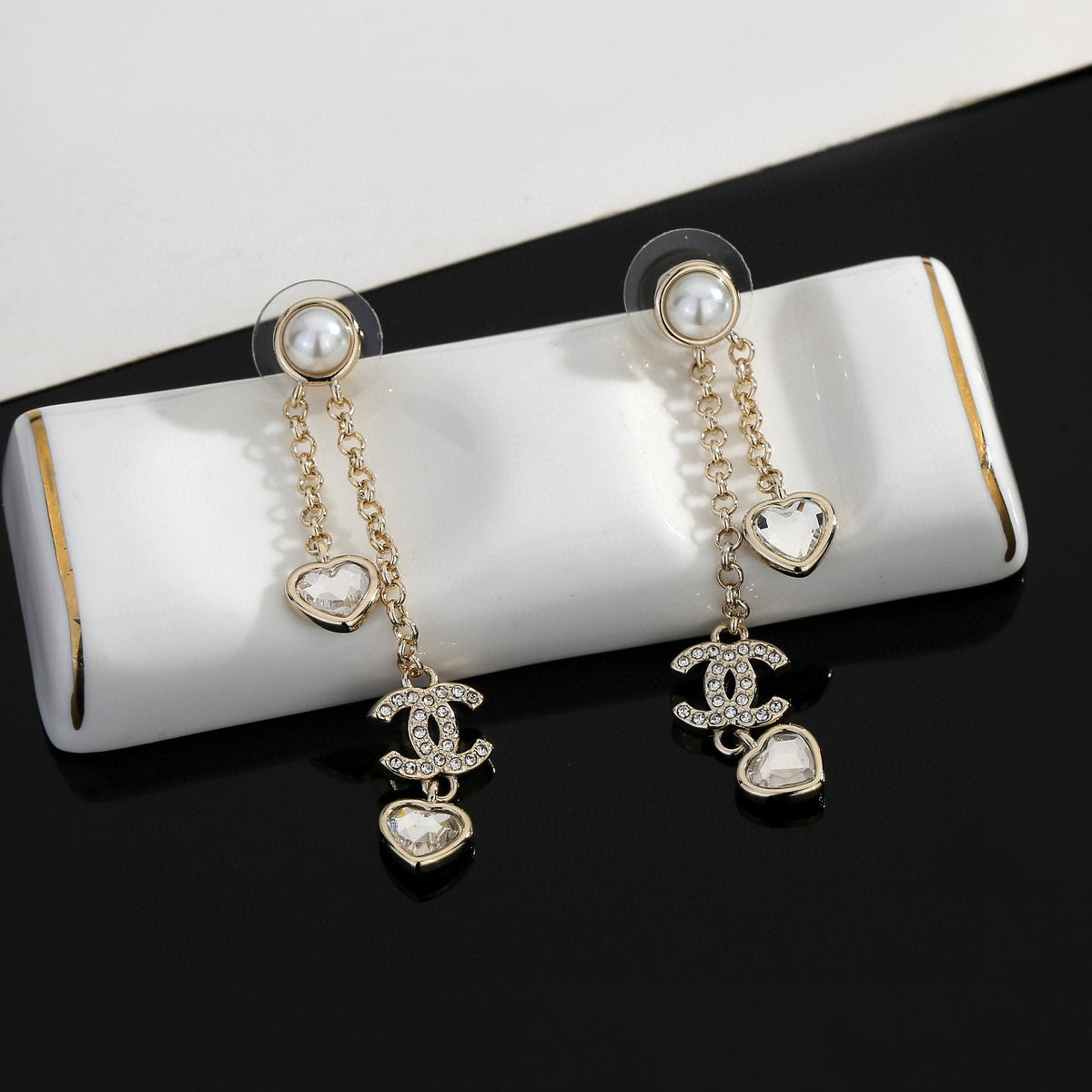 Chanel Long Stud Earrings - album image 4
